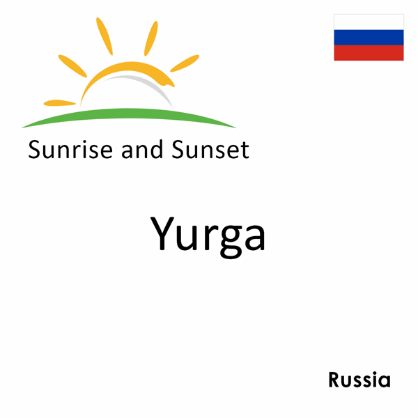 Sunrise and sunset times for Yurga, Russia